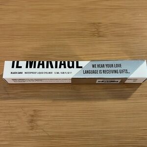 NIB WATERPROOF LIQUID EYELINER - BLACK CARD